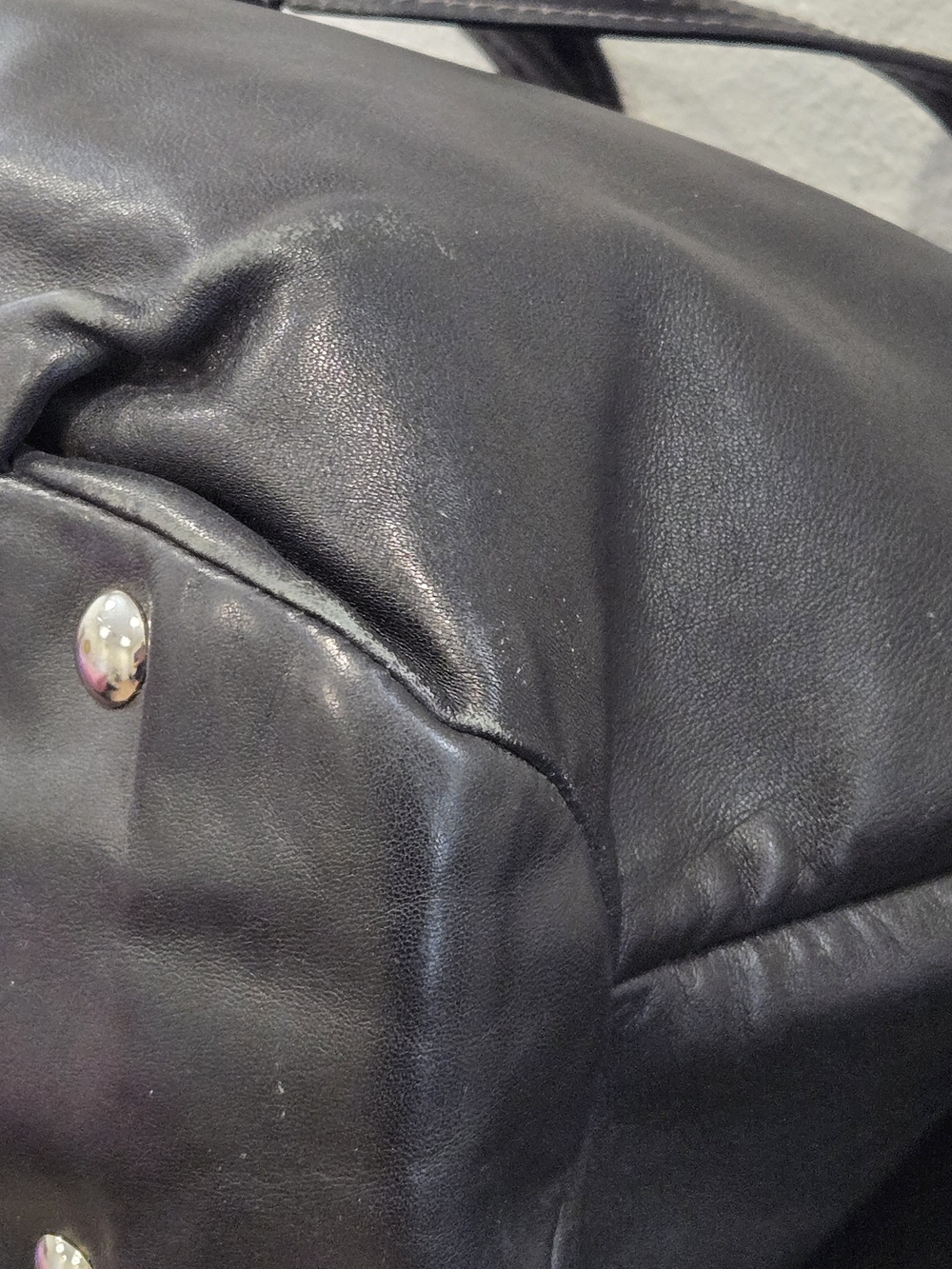 Coach Soho North/South Black Leather Shoulder Bag - Picture 7 of 16